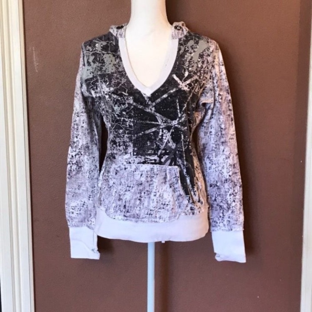 Maurice’s Rhinestone V-Neck Sweatshirt